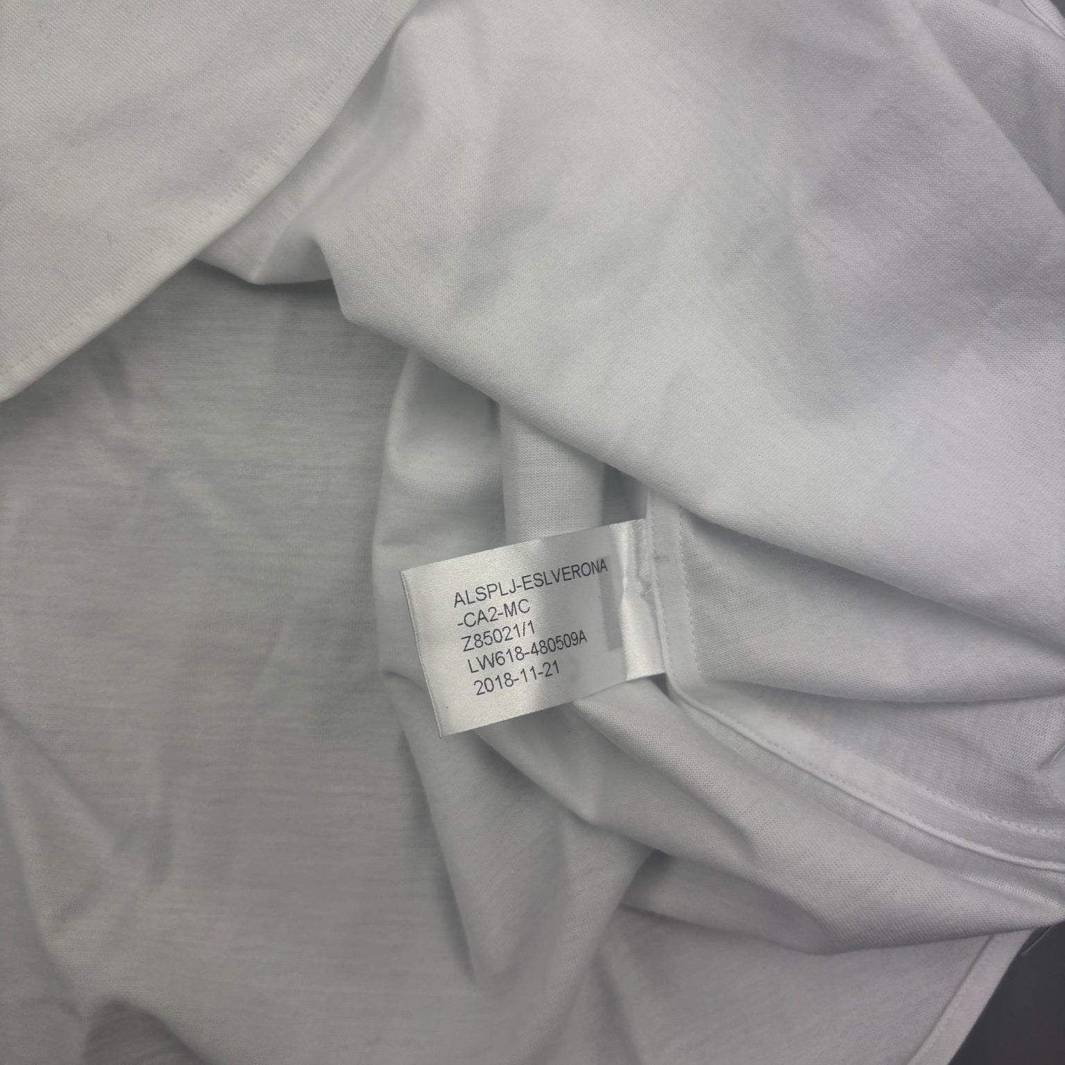 White Suitsupply Polo Shirt - Men L - Very Good - Revaleur