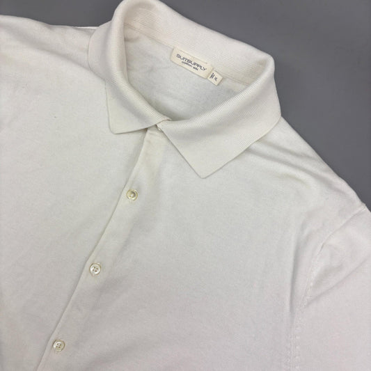White Suitsupply Polo Shirt - Men XL - Very Good - Revaleur