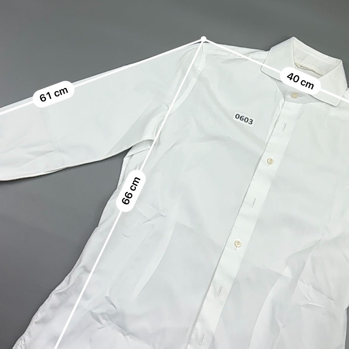 White Suitsupply Shirt - Men 37 - Very Good - Revaleur