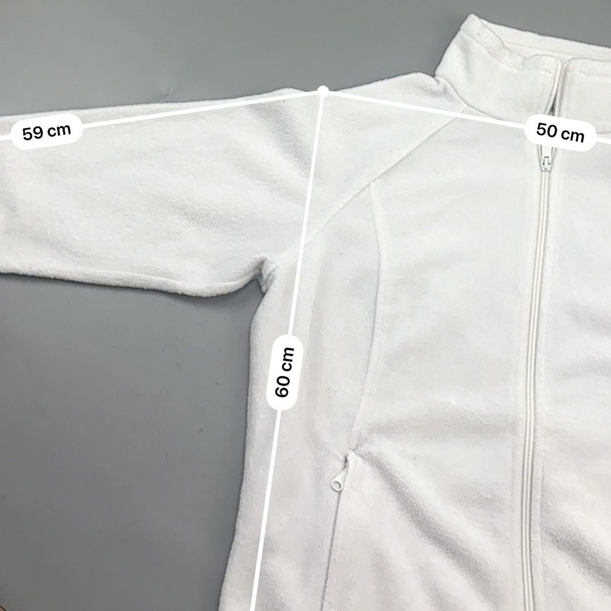 White Columbia Fleece Jacket - Men XL - Very Good
