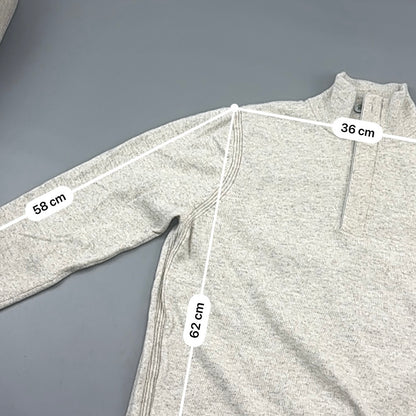Beige Profuomo Half Zip - Men S - Very Good