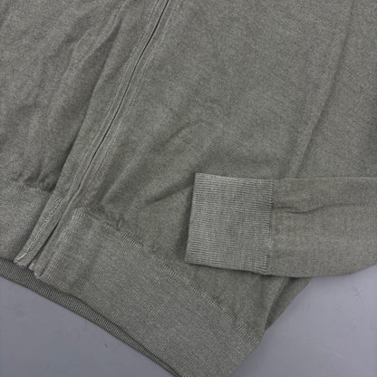Khaki Profuomo Zip Vest - Men S - Very Good