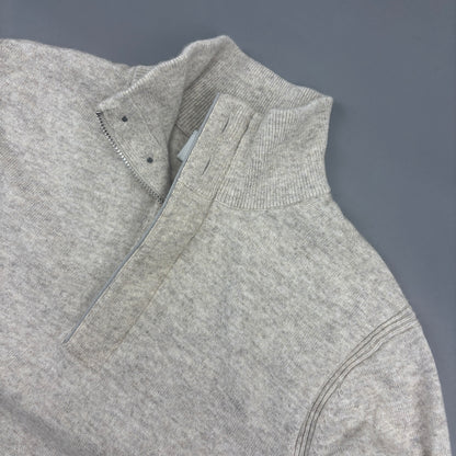 Beige Profuomo Half Zip - Men S - Very Good