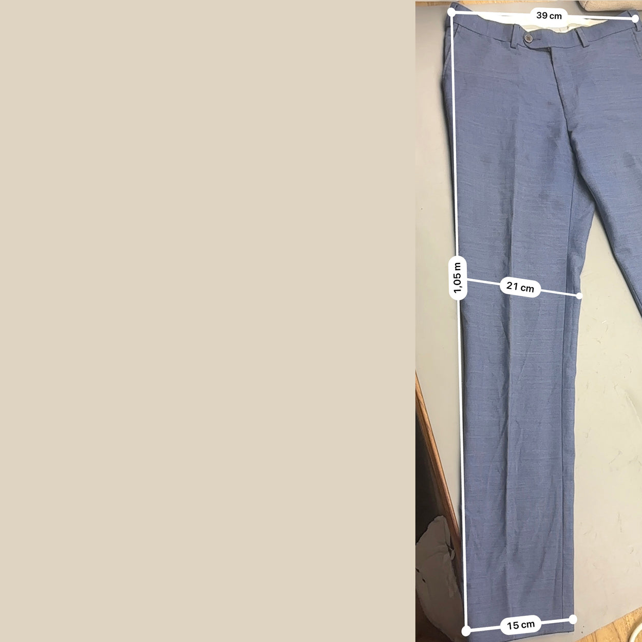 Navy Suitsupply Suit Pants - Men W36 - Very Good
