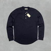 Navy Suitsupply Henley - Men S - New With Tags