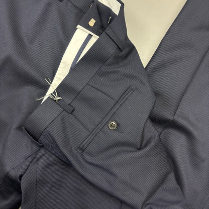 Blue/White Suitsupply Suit Pants - Men W40 - New With Tags