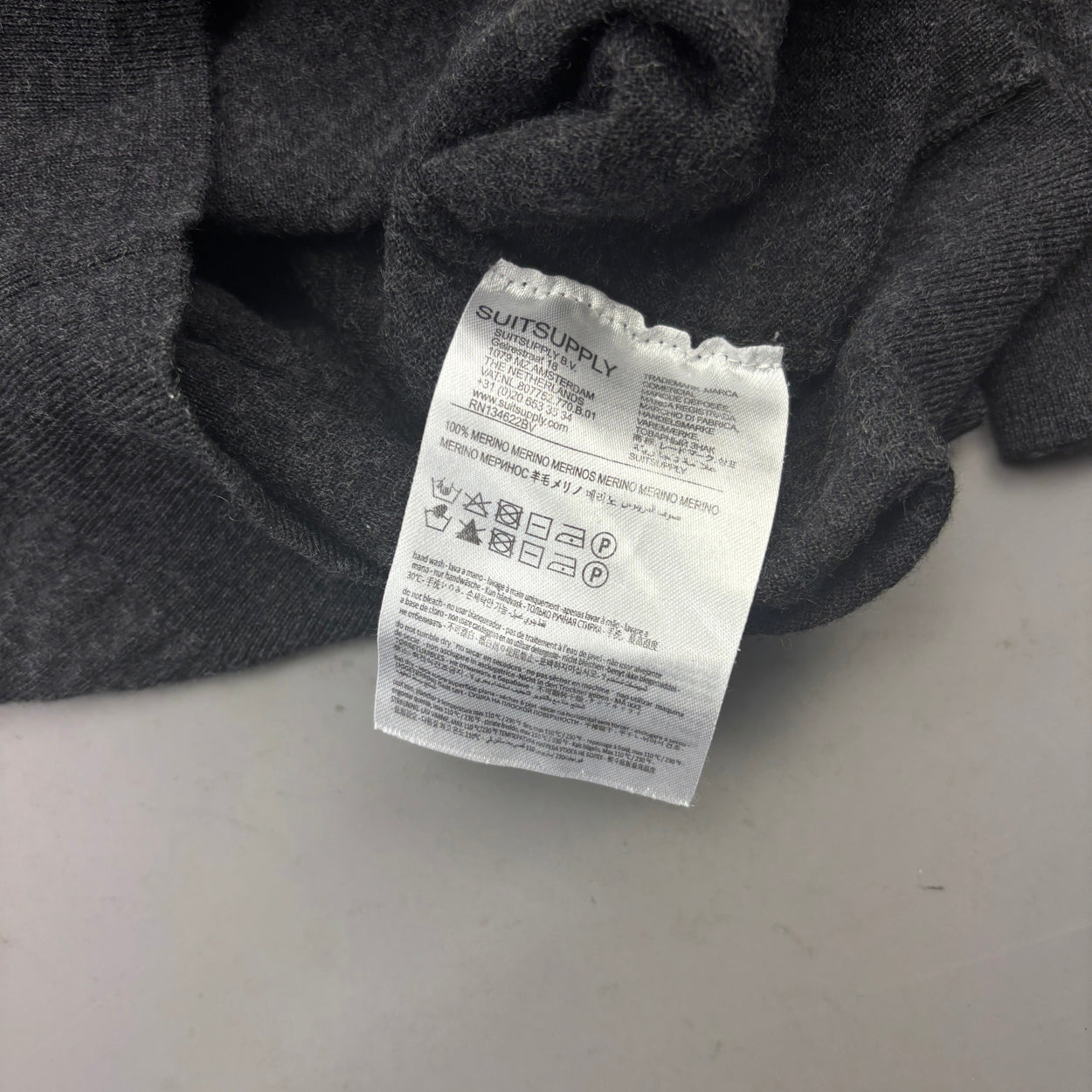 Navy Suitsupply Turtleneck - Men S - Very Good