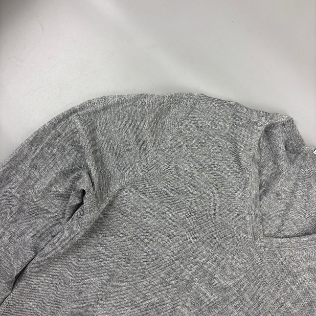 Grey Suitsupply V-neck Sweater - Men S - Very Good