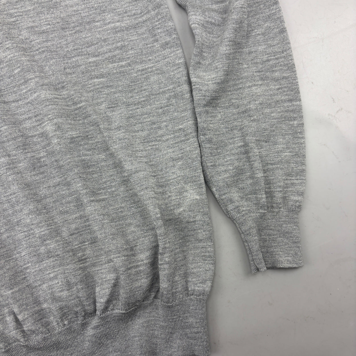 Grey Suitsupply V-neck Sweater - Men S - Very Good