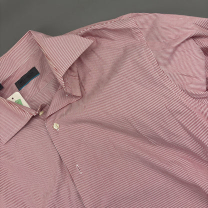 Red/White Suitsupply Shirt - Men 41 - Very Good