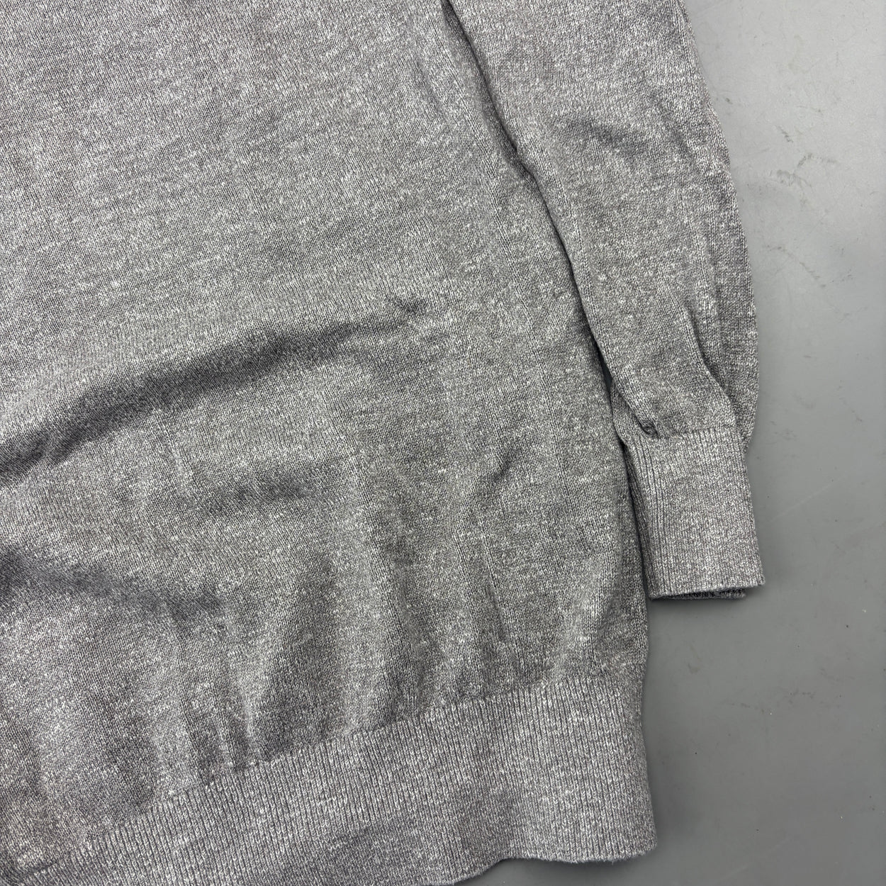Grey Profuomo Half Zip - Men S - Very Good