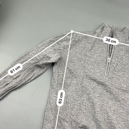 Grey Profuomo Half Zip - Men S - Very Good