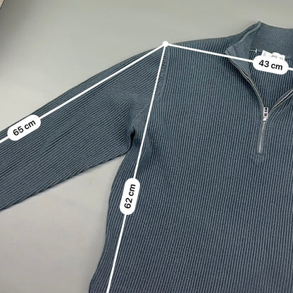 Grey Mango Half Zip - Men M - Very Good