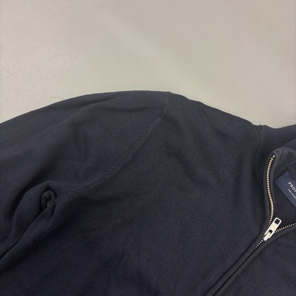 Navy Profuomo Half Zip - Men M - New