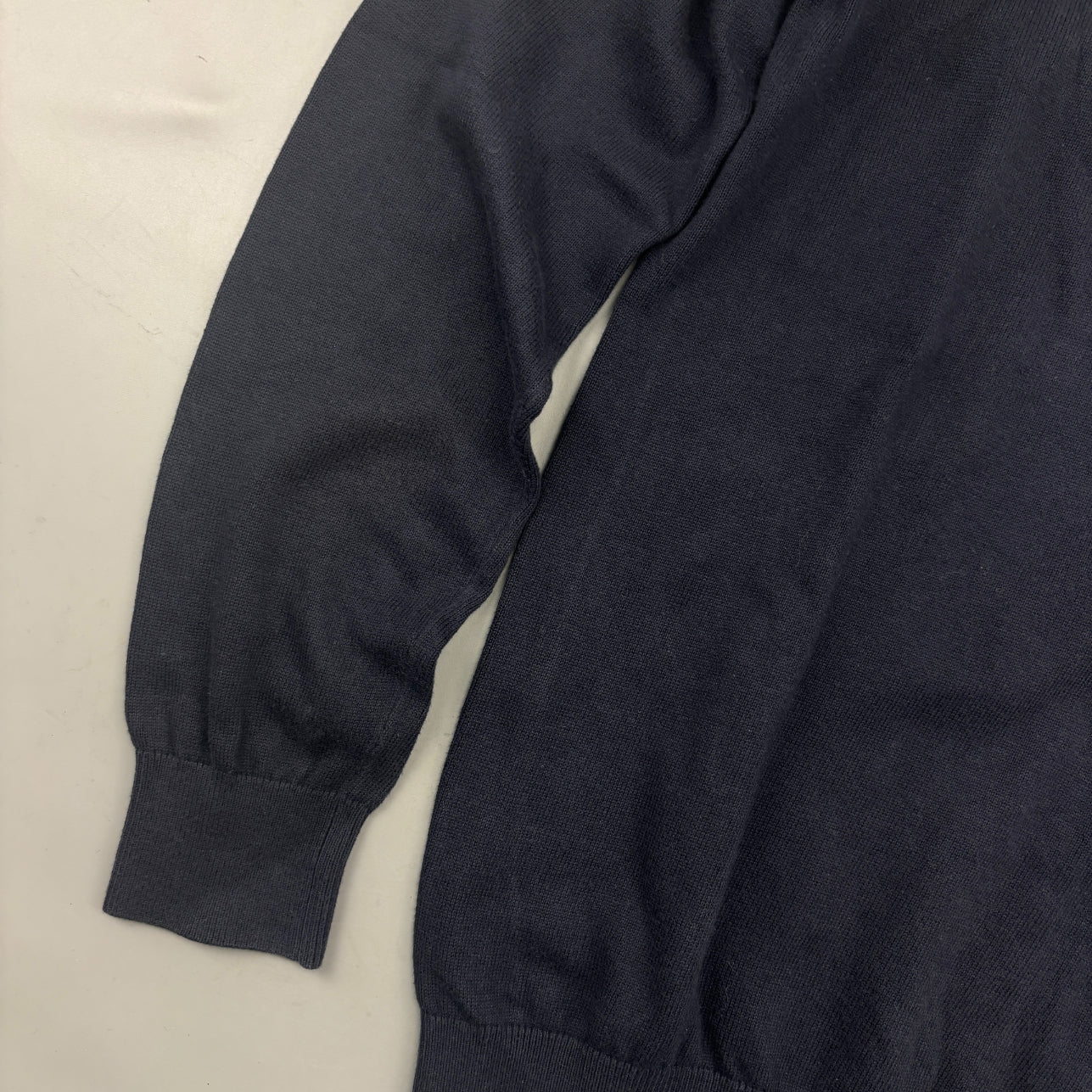 Navy Profuomo Half Zip - Men M - New