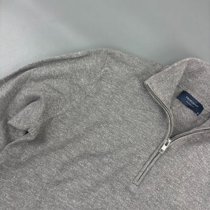 Grey Profuomo Half Zip - Men M - New