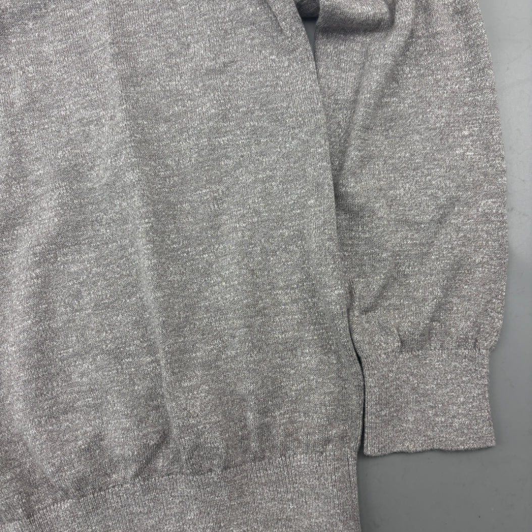 Grey Profuomo Half Zip - Men M - New