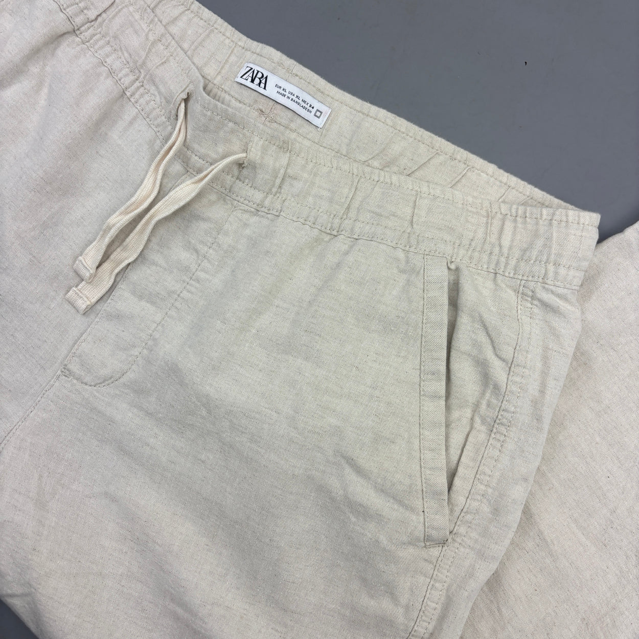 Beige Zara Trousers - Men XL - Very Good