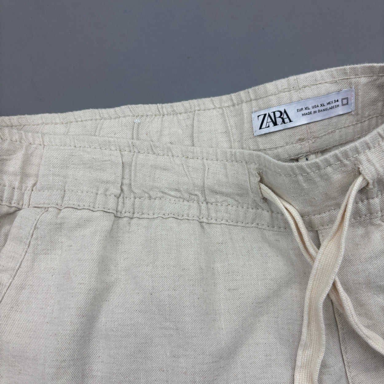 Beige Zara Trousers - Men XL - Very Good