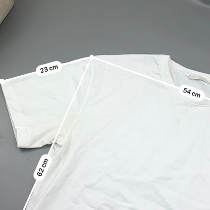 White Zara T-shirt - Men XL - Very Good