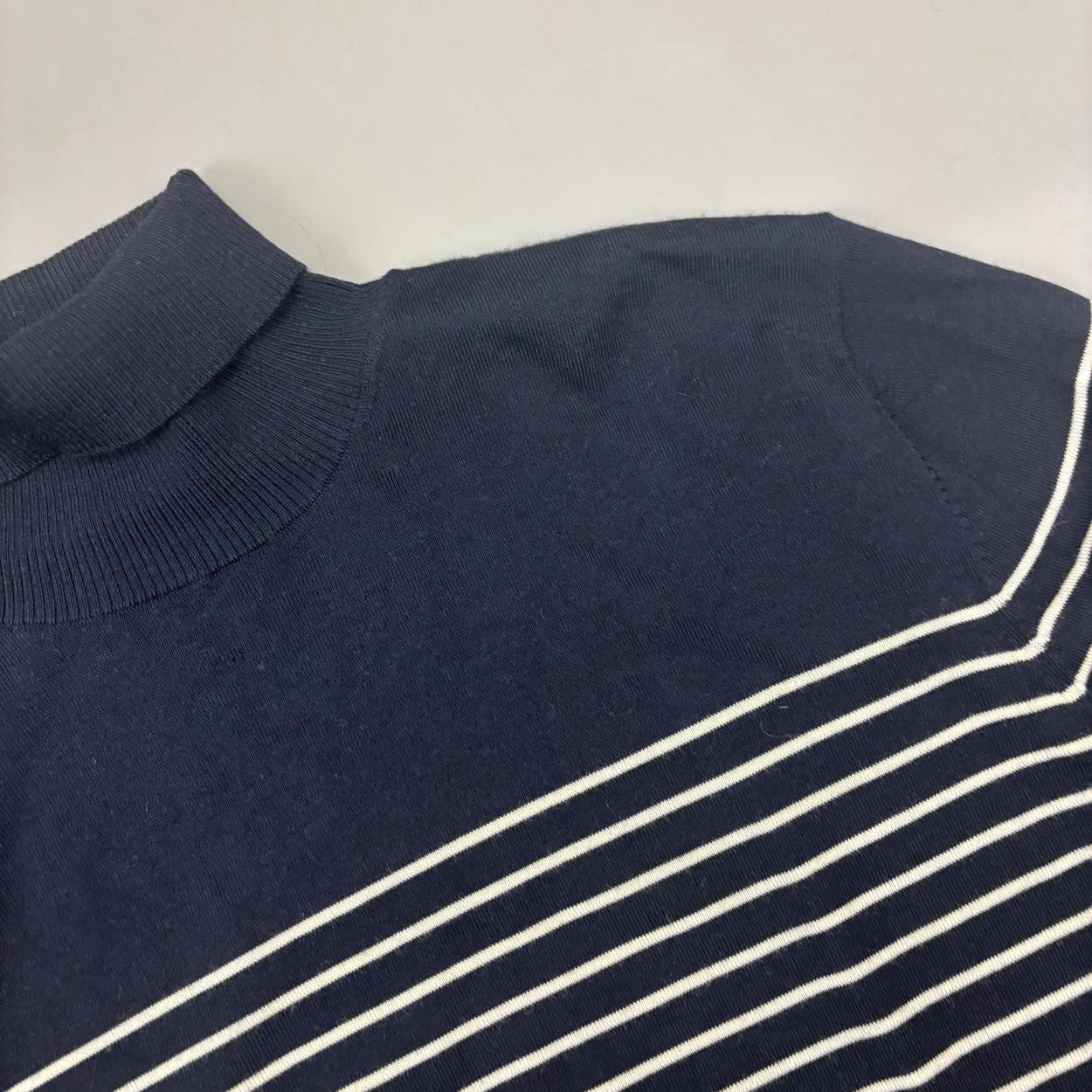 Blue/White Suitsupply Turtleneck - Men XL - New