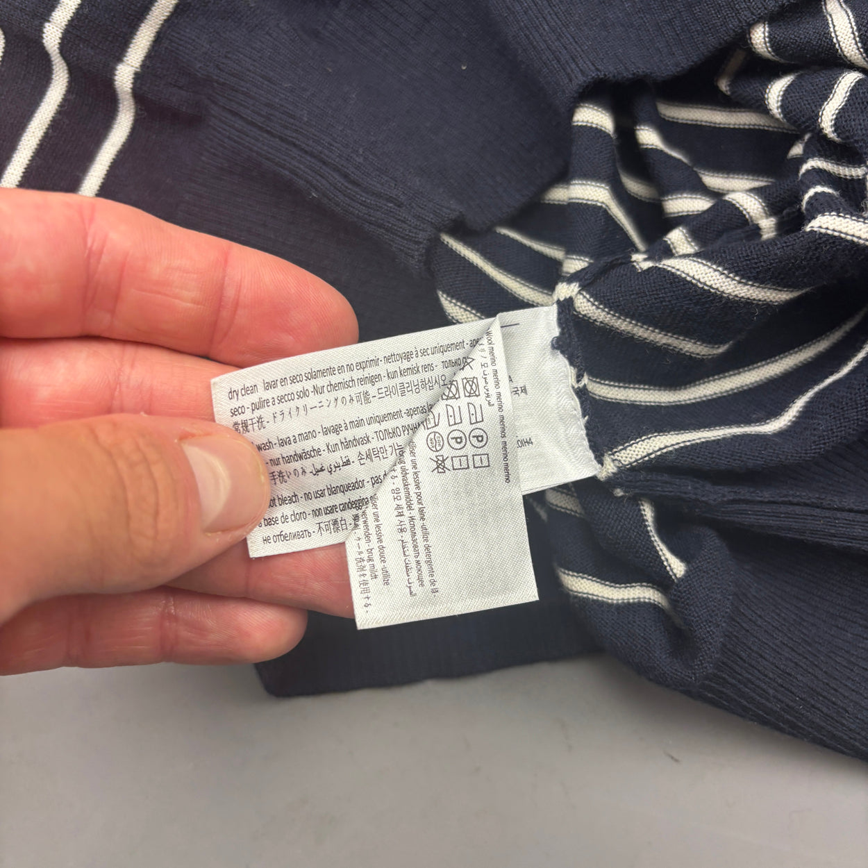 Blue/White Suitsupply Turtleneck - Men XL - New