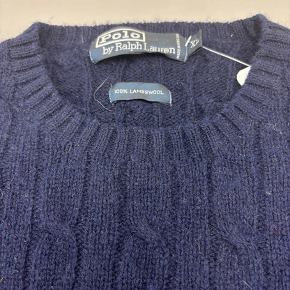 Navy Ralph Lauren Knitted Sweater - Men XL - Very Good