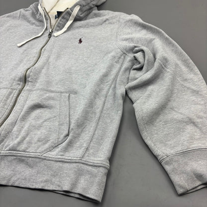 Grey Ralph Lauren Zip Vest - Men XXL - Very Good