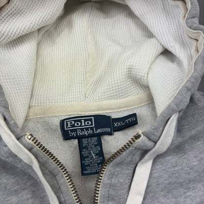 Grey Ralph Lauren Zip Vest - Men XXL - Very Good