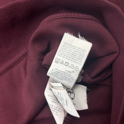 Burgundy Ralph Lauren Zip Vest - Men 4XL - Very Good