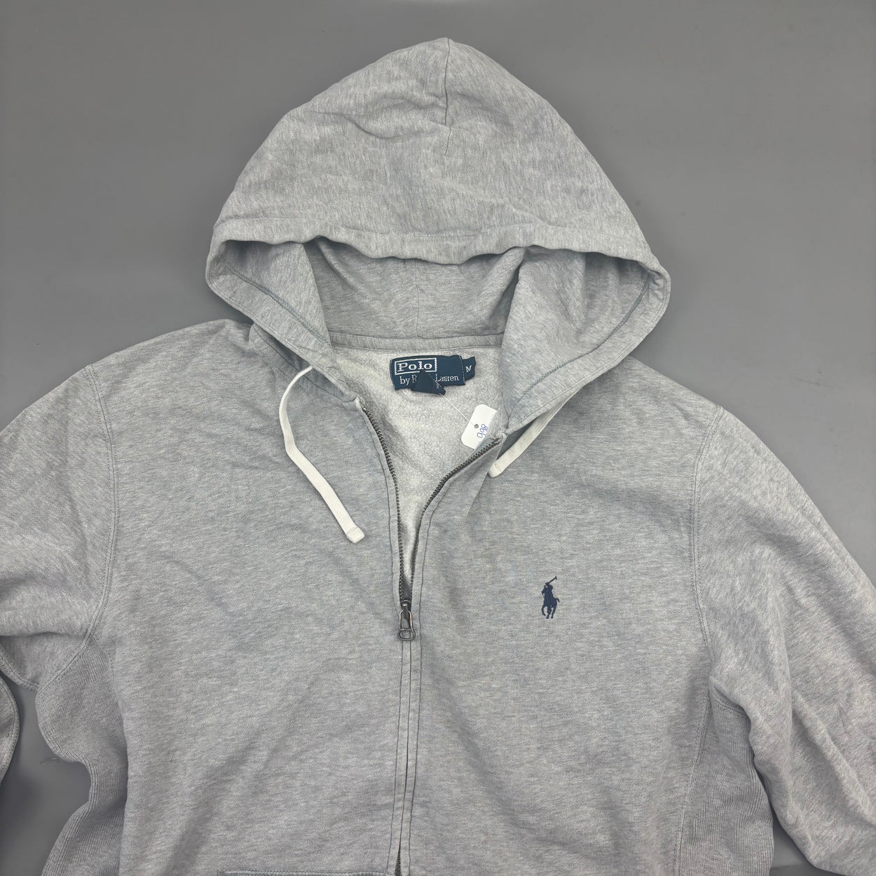 Grey Ralph Lauren Zip Vest - Men M - Very Good