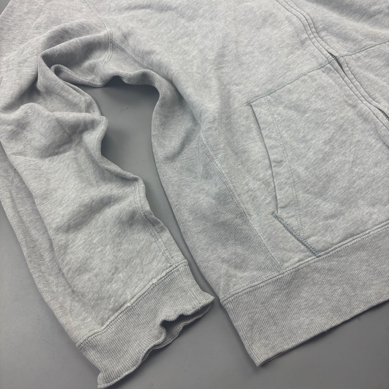 Grey Ralph Lauren Zip Vest - Men M - Very Good