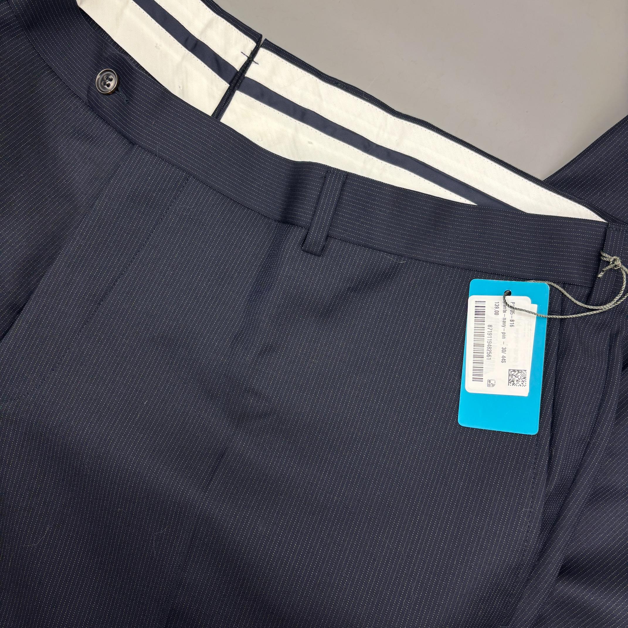 Blue/White Suitsupply Suit Pants - Men W40 - New With Tags