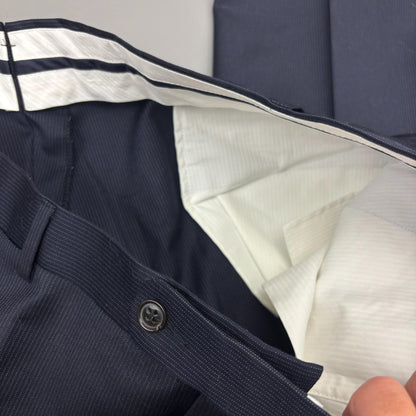 Blue/White Suitsupply Suit Pants - Men W40 - New With Tags
