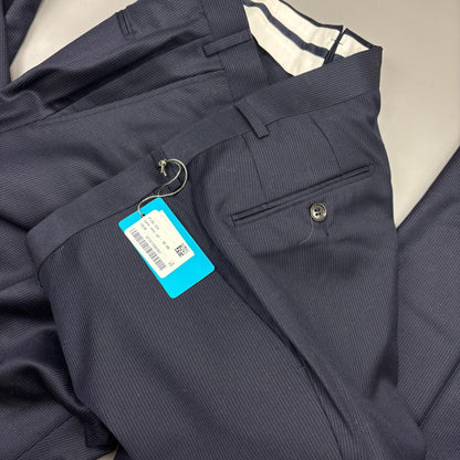 Blue/White Suitsupply Suit Pants - Men W40 - New With Tags