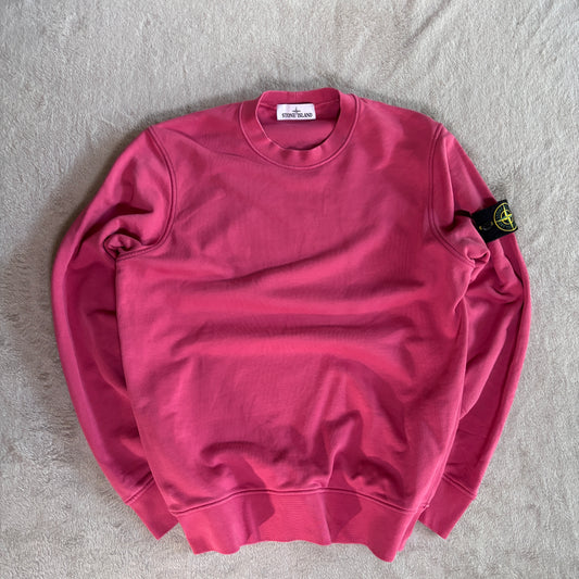 Pink Stone Island Sweater Men - M - Excellent Condition