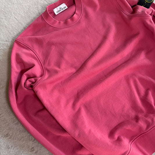 Pink Stone Island Sweater Men - M - Excellent Condition