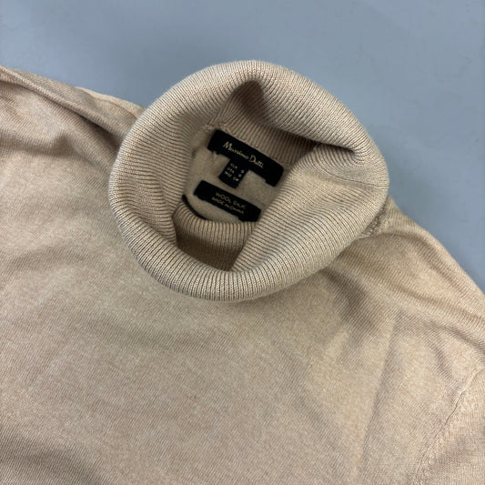Beige Massimo Dutti Coltrui - Dames S - Nieuw