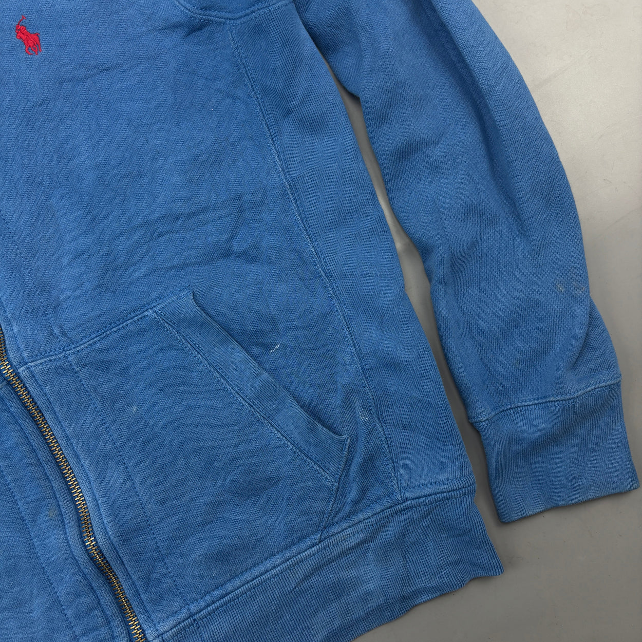Blue Ralph Lauren Zip Vest - Men M - Very Good