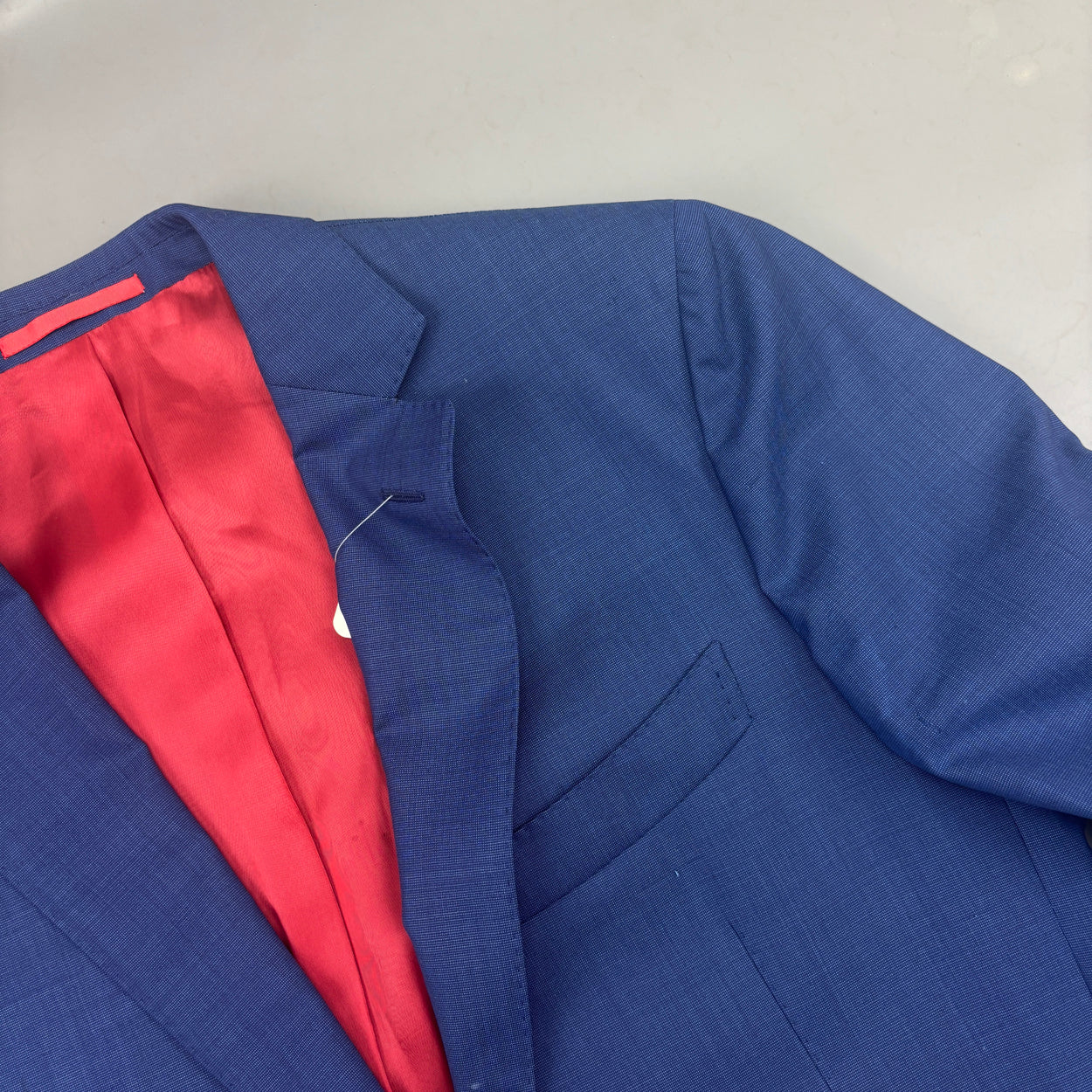Blue Suitsupply Suit - Men Blazer 48 - Very Good