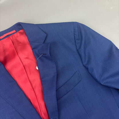 Blue Suitsupply Suit - Men Blazer 48 - Very Good