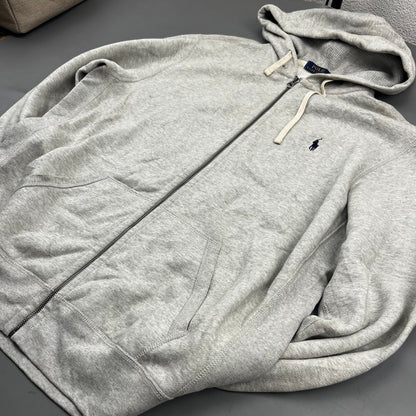 Grey Ralph Lauren Zip Vest - Men XL - Very Good