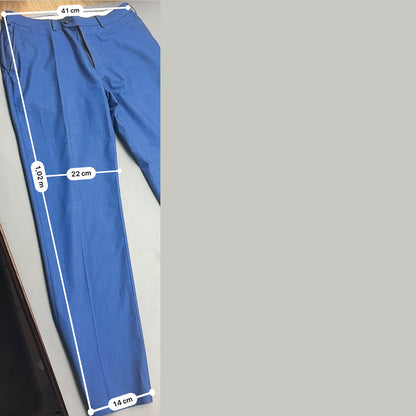 Blue Suitsupply Suit - Men Blazer 48 - Very Good