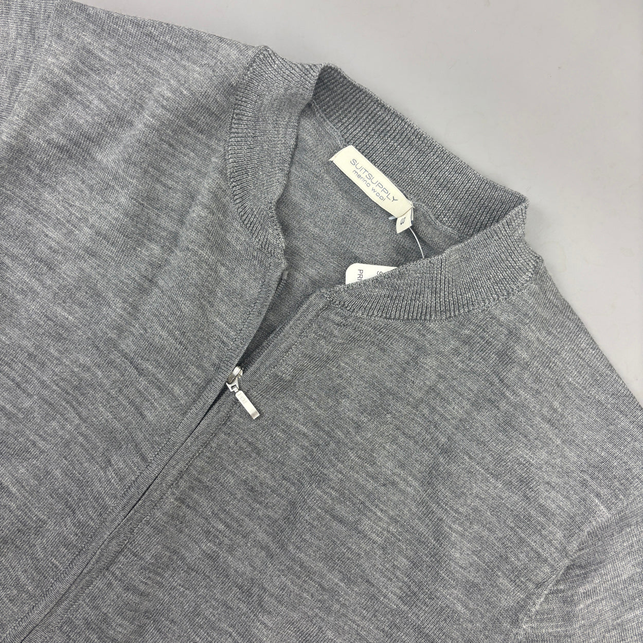 Grey Suitsupply Zip Vest - Men S - Very Good