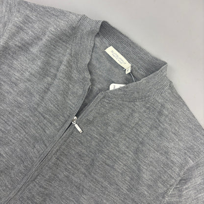 Grey Suitsupply Zip Vest - Men S - Very Good