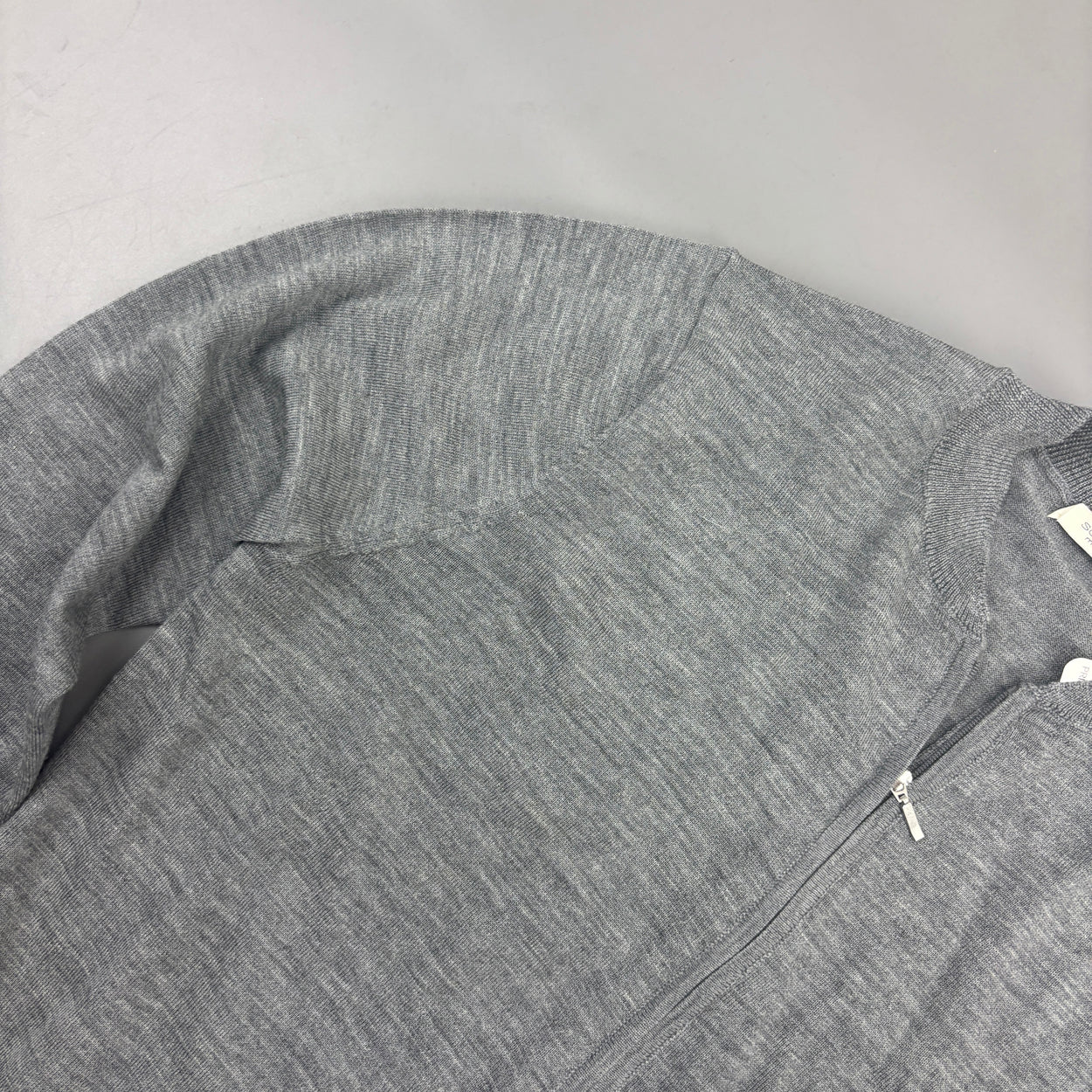 Grey Suitsupply Zip Vest - Men S - Very Good