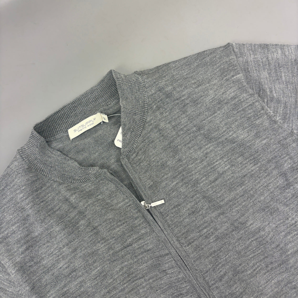 Grey Suitsupply Zip Vest - Men S - Very Good