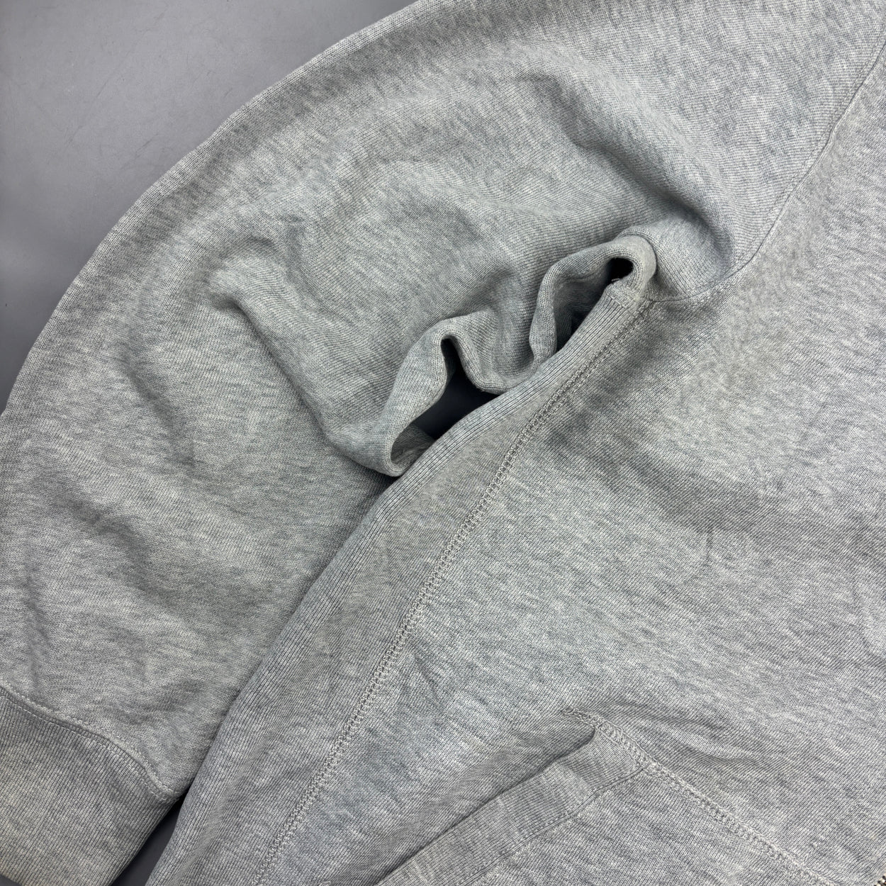 Grey Ralph Lauren Zip Vest - Men L - Very Good
