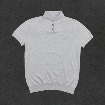 Light Blue Suitsupply Polo Shirt - Men M - Very Good