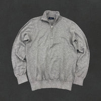 Grey Profuomo Half Zip - Men M - New